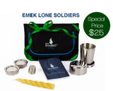 Mini Shabbat Away Travel Set™ for EMEK LONE SOLDIERS (only)
